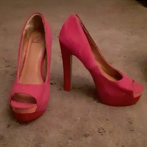 Pink heels